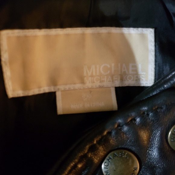 Michael Kors genuine leather jacket - Picture 4 of 7